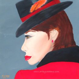 Bad Girl (size: 12 x 12)