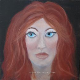 Romance a Red Headed Woman (size: 20 x 20)
