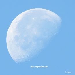 Blue Sky Moon (size: 10 x 10)